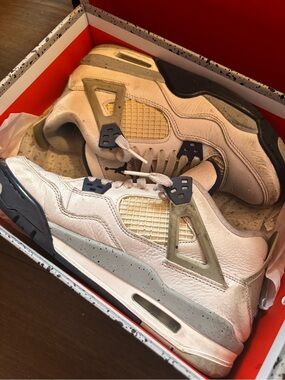jordan cream white midnight navy 4s